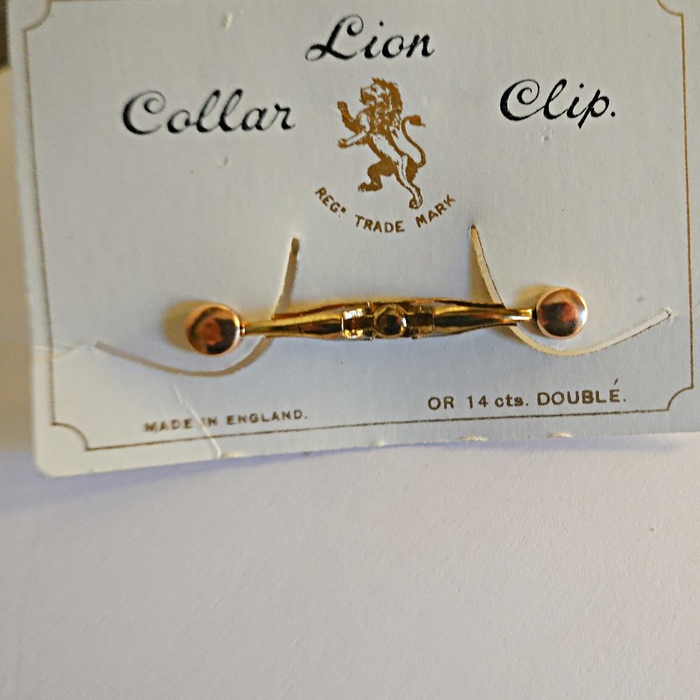Antique 14k Gold Shirt Collar Bar